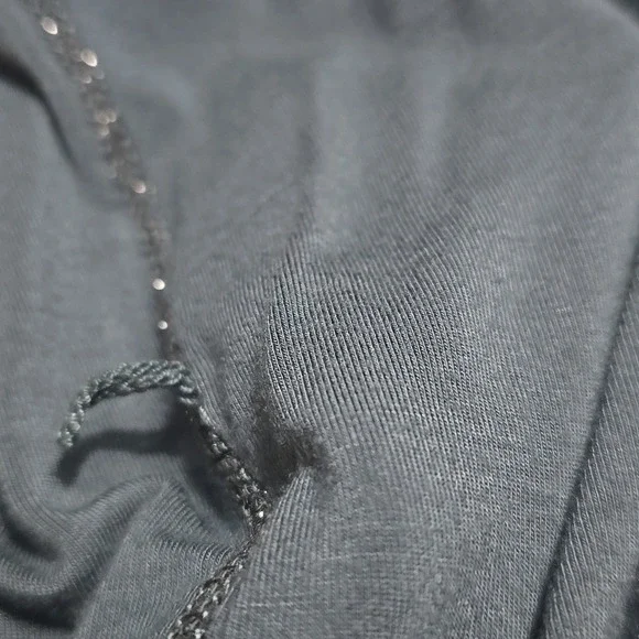 Anthropologie Tiny Syden Embroidered Floral Sleeveless Button Front Dress Teal M - Picture 8 of 10